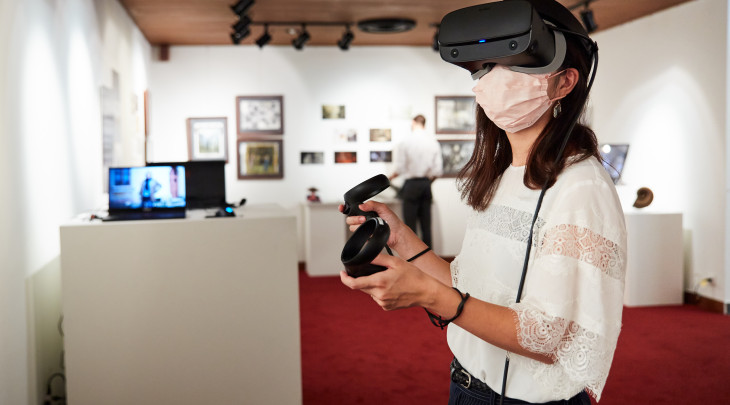 Japonská návštěvnice na výstavě Czech Game Show v Tokiu